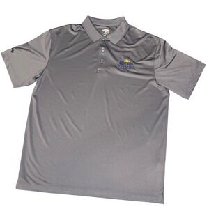 Callaway Corona Premier Golf Polo Shirt Men's Large Gray Opti-Dri Short Sleeve
